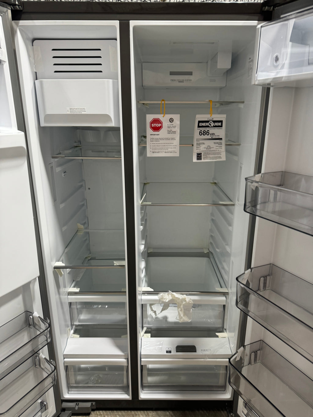 Midea 26 Cubic ft. Refrigerator/Freezer